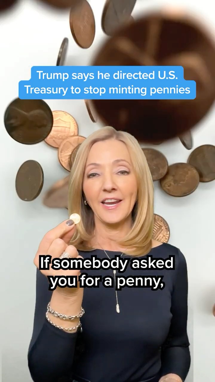 Trump says he directed U.S. Treasury to stop minting pennies