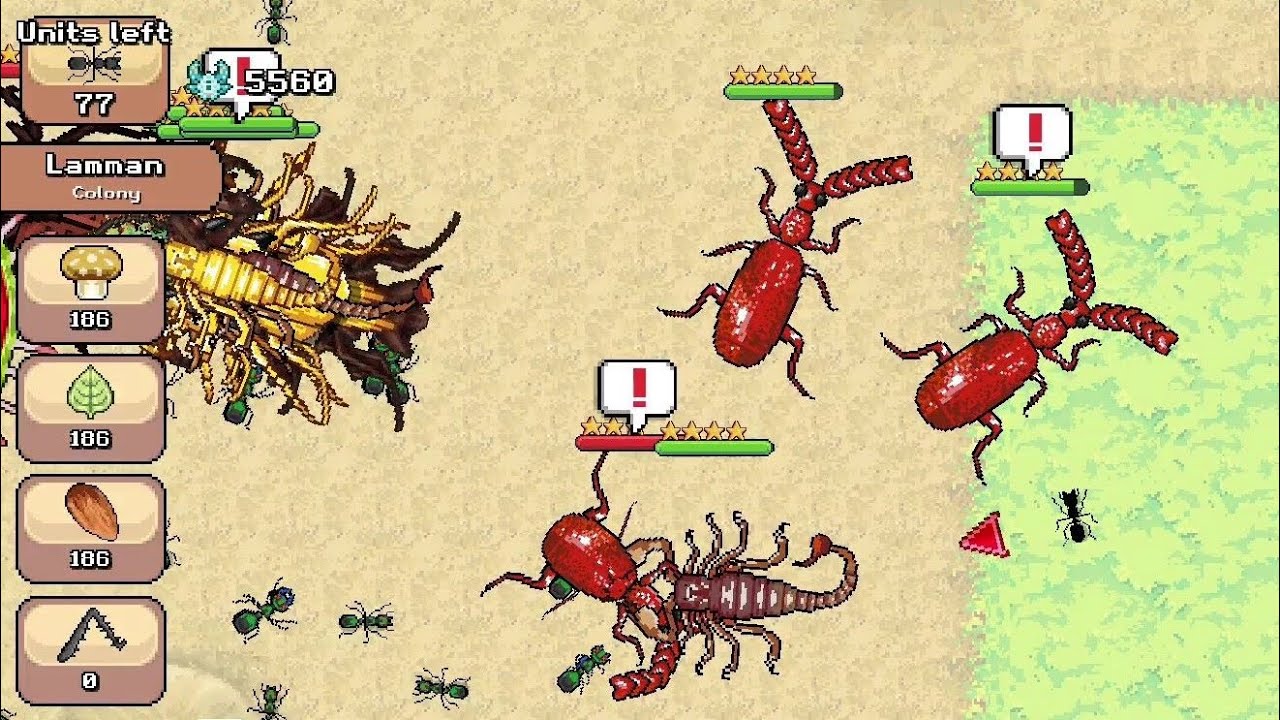 Pocket Ants PvP 15 Paussinae beetle in action Clean battles Rank