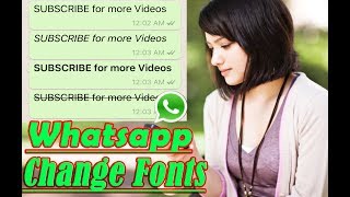 How To Change Whatsapp Fonts Style screenshot 4