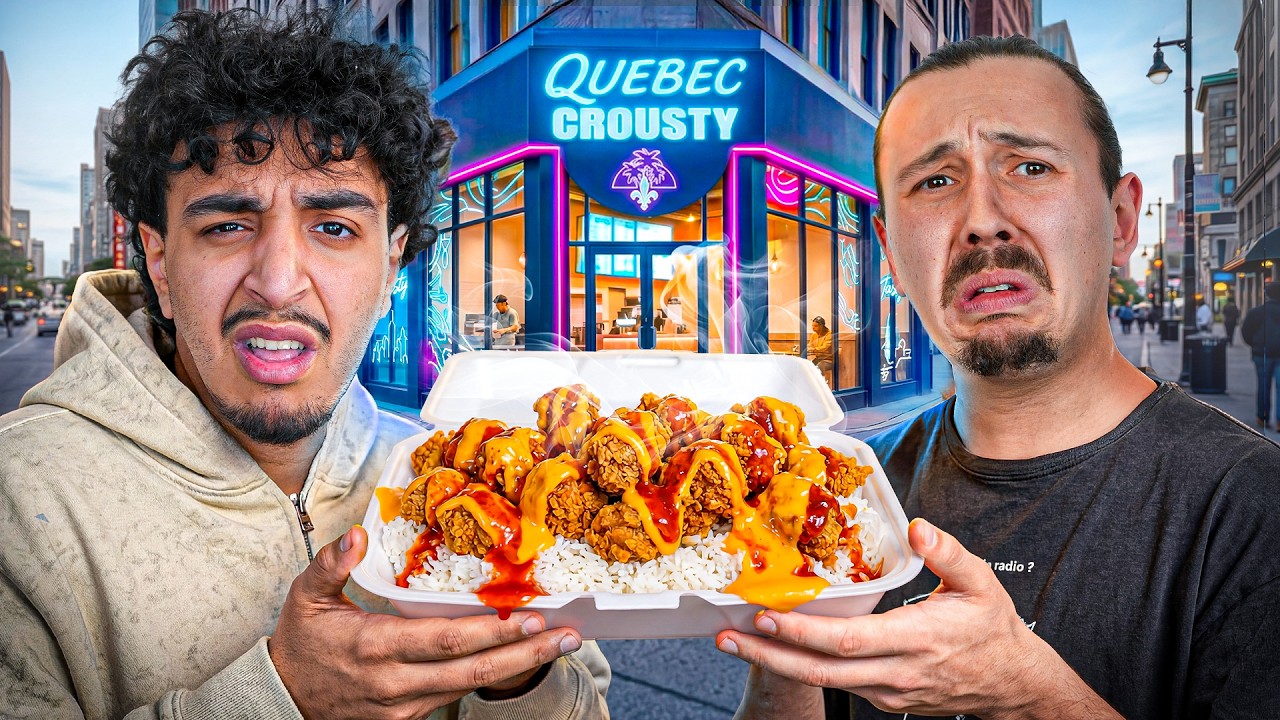 On teste les fast food Français au Québec avec Flamby