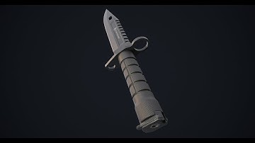 M9 Bayonet Speed Modeling Part 3