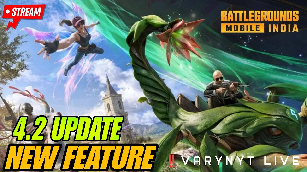 BGMI 4.2 Update New feature✨|BGMI|VarynYT Live 🔴