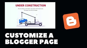 How To Customize A Page In A Blogger Website Using CSS - Live Blogger