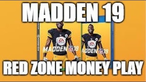 Madden 19 Glitches Cheats and Tips - Red Zone Money Play -  Single Back