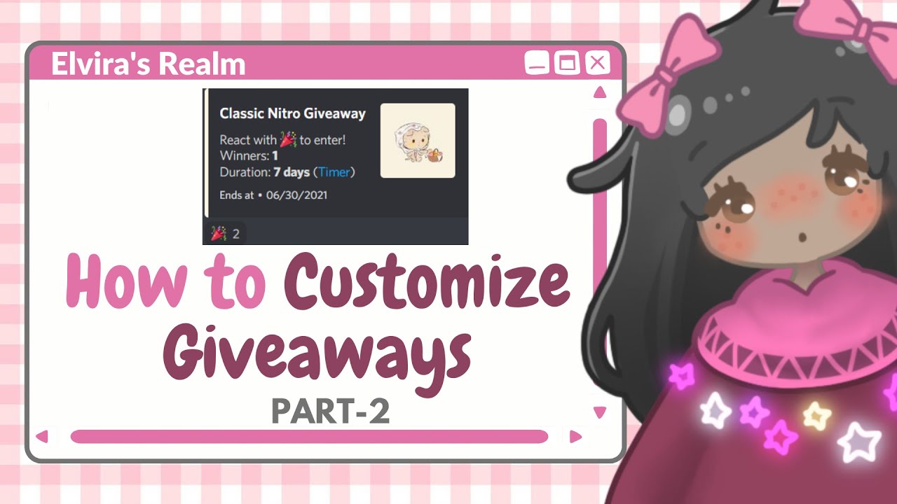 How to create FULLY CUSTOMIZED GIVEAWAYS using Giveaway Boat Part-1 Join  our 9K Discord fam Elvira 