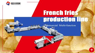 Fully Automatic French Fries Production Line | Commercial Potato Chips Fryer