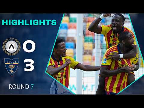 Udinese - Lecce | 0-3 | Highlights | Serie A 2026-27 | udinese lecce
