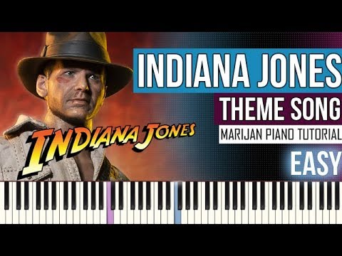 How To Play: Indiana Jones - Soundtrack - Theme Song | Piano Tutorial EASY - YouTube