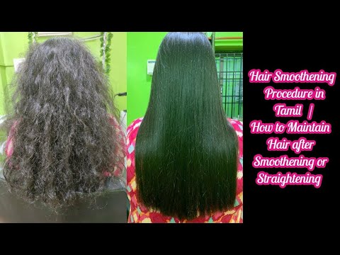 Hair Straightening | Hair Smoothening Techniques | English Subtitles -  YouTube