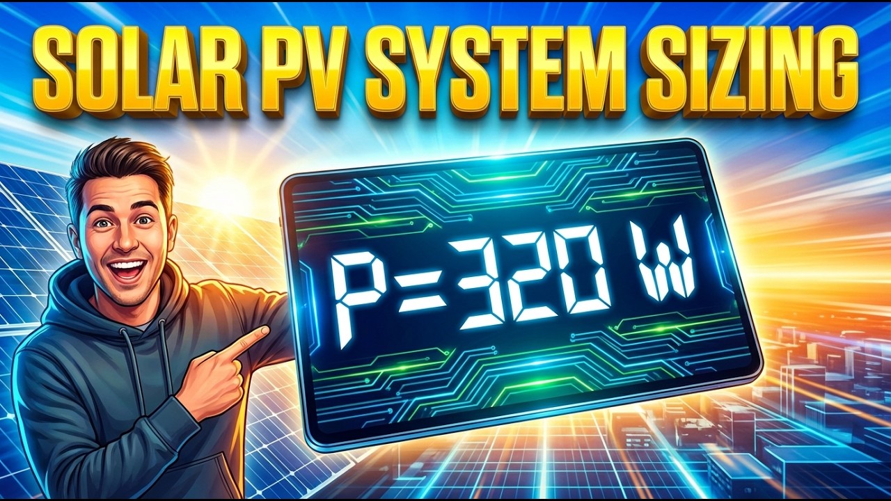 Solar Pv System Sizing Calculator — How to Use It | Engineering Tool ...