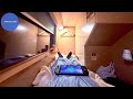 Trying the Tiniest Solo Room on Japan's Only Sleeper Train Osaka to Tokyo | Sunrise Express