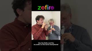 Zefiro & Re.corder on a single smartphone! - Jam 2 #music #windinstrument #synth #electronicrecorder