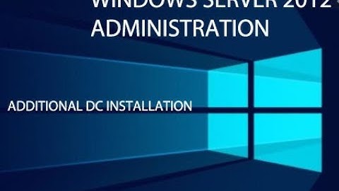 # 03 Windows Server 2012 - Additional DC Installation | How to Use Sysprep in Windows Server 2012