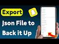 How to Export Json File to Back it Up on Snapchat (Updated)