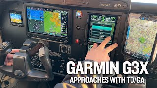 Garmin G3X Approach and Go Around With TO/GA Button