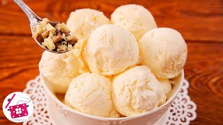 MELT IN YOUR MOUTH!  ICE CREAM from Childhood! Only 3 ingredients! Homemade milk ice cream (no c..
