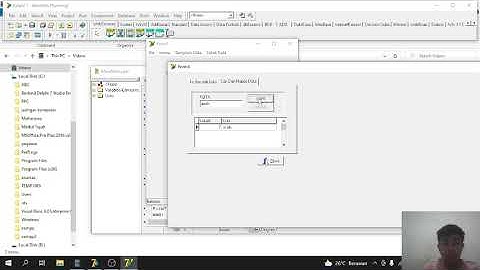 TUGAS AKHIR PEMROGRAMAN DELPHI "DATA PEGAWAI SEDERHANA" INFORMATIKA FILKOM UNIVERSITAS NURDIN HAMZAH