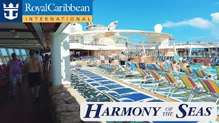 Harmony Of The Seas - Pool Deck On Embarkation Day | Oakland Travel