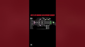 Day 5 of making an extreme demon #extremedemon #geometrydash #gd