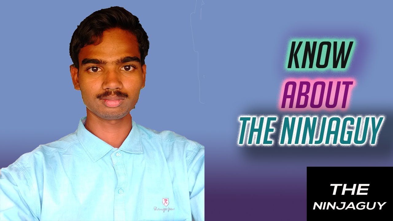 Introducing My Channel THE NINJA GUY
