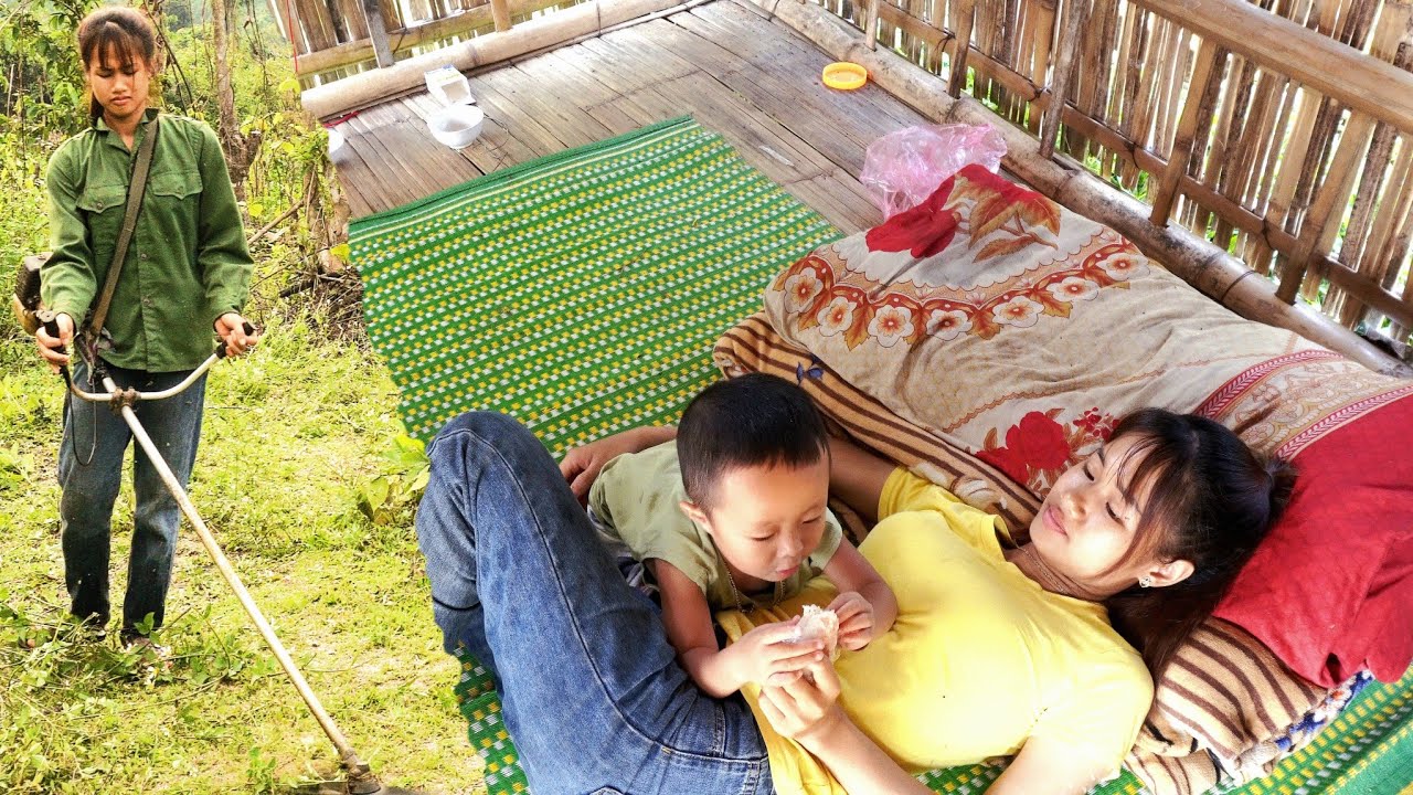 Single Mom Fights Jungle-Like Garden with Just a Weed Trimmer!