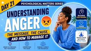 Anger is a message not your enemy