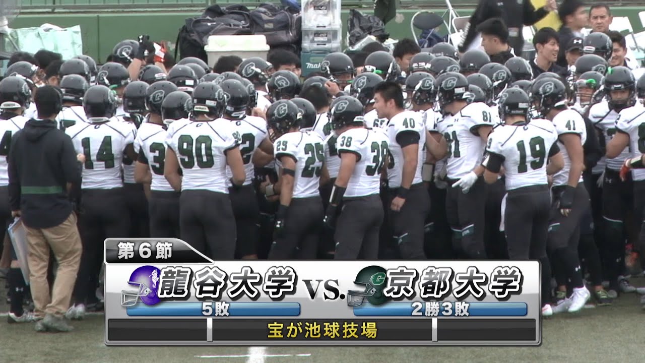関西学生アメリカンフットボールハイライト2019年秋Div.1 第6節 - YouTube