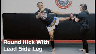 Muay-Thai How to: Round Kick with Lead Side Leg