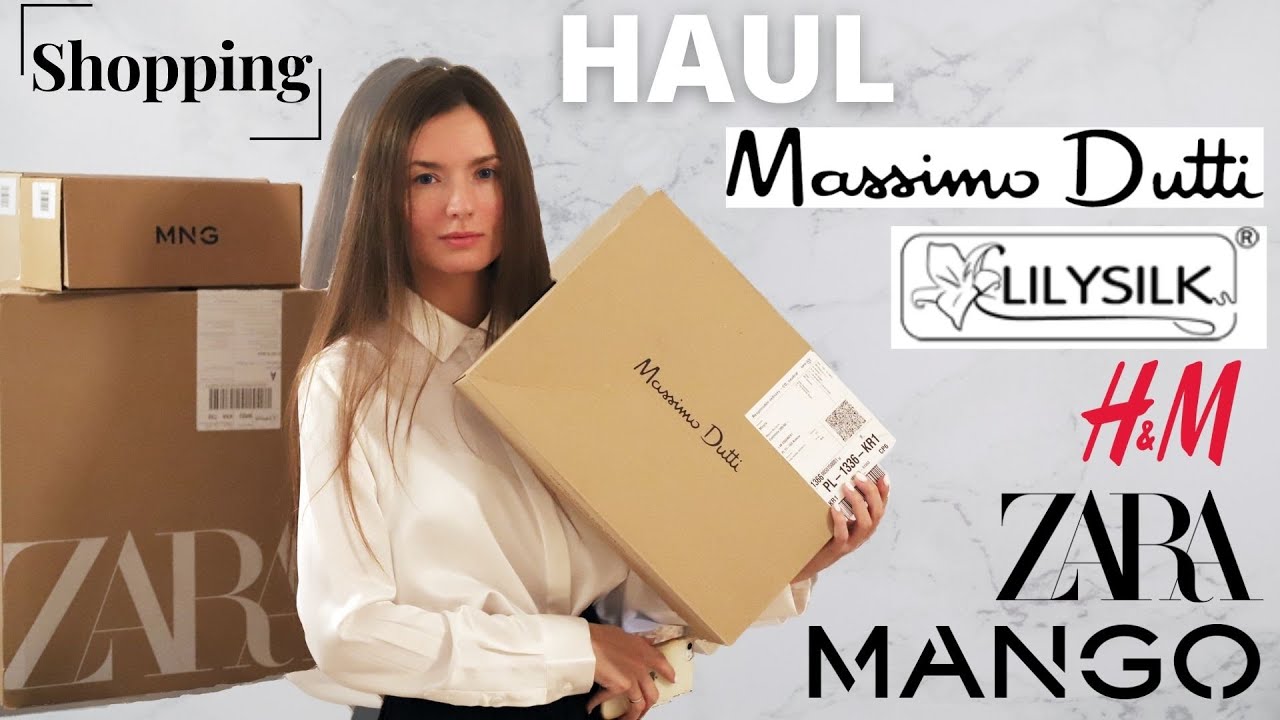 HAUL 2021 🛍️ ZARA, Massimo Dutti, H&M, Mango  TRY ON HAUL Summer Autumn. Sale and New Collection