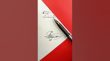 Chirayu Signature Design | How To Sign The Letter C #shorts