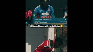 Abhishek Sharma: Batter ❌ Bowler ✅🥶 || CricCut #abhisheksharma #indvszim #cricket #teamindia