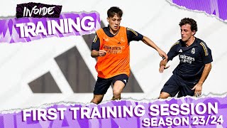 FIRST TRAINING SESSION | Real Madrid 2023/24 image