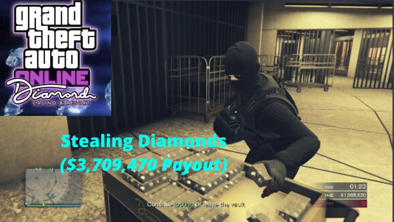 GTA 5 Online Casino Heist Stealing Diamonds In 4 Player Stealth