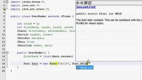Java GUI Tutorial 24   Higher   Lower guessing game Part 1 of 4