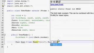 Celebrity Java GUI Tutorial 24   Higher   Lower guessing game Part 1 of 4 Profile