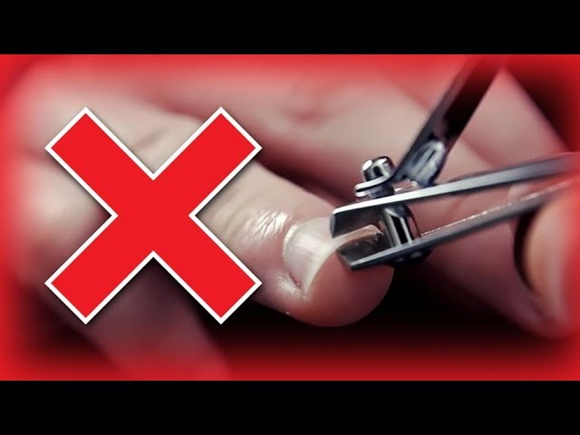 STOP Cutting Your Fingernails WRONG! | How To Correctly Clip Nails - YouTube