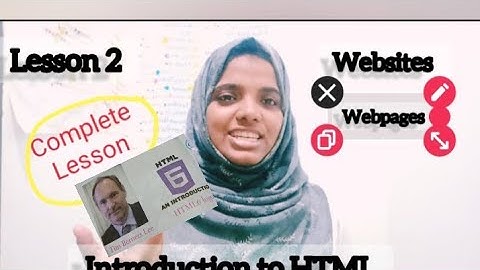 Introduction to HTML /Class 7/Lesson 2