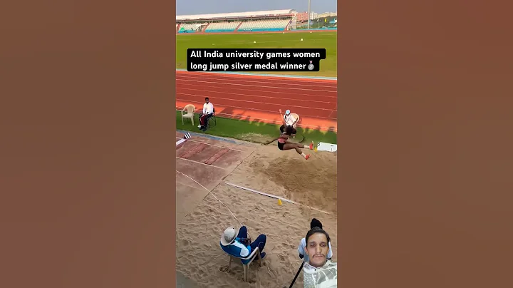All India university games women V long jump silver medal winner#youtubeshorts#longjump#shorts♥️♥️♥️