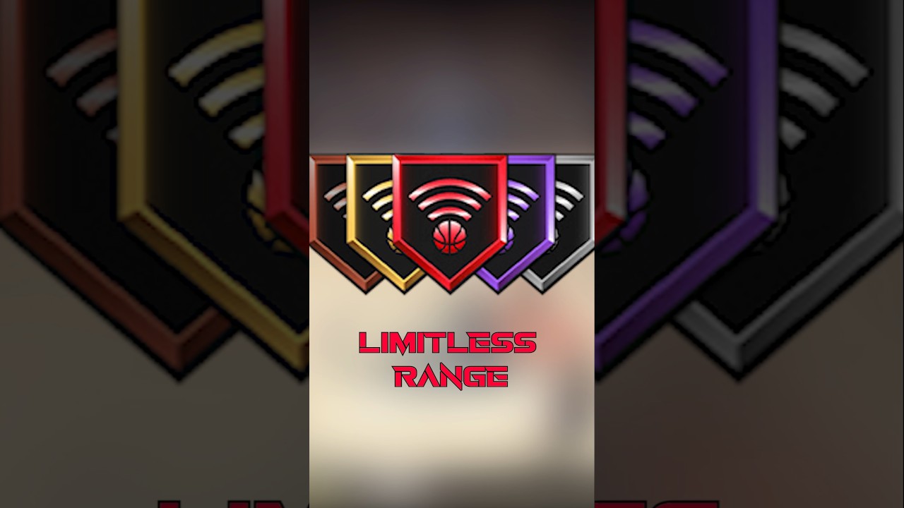 HOW TO USE THE LIMITLESS RANGE BADGE AT EVERY LEVEL #nba2k #shorts
