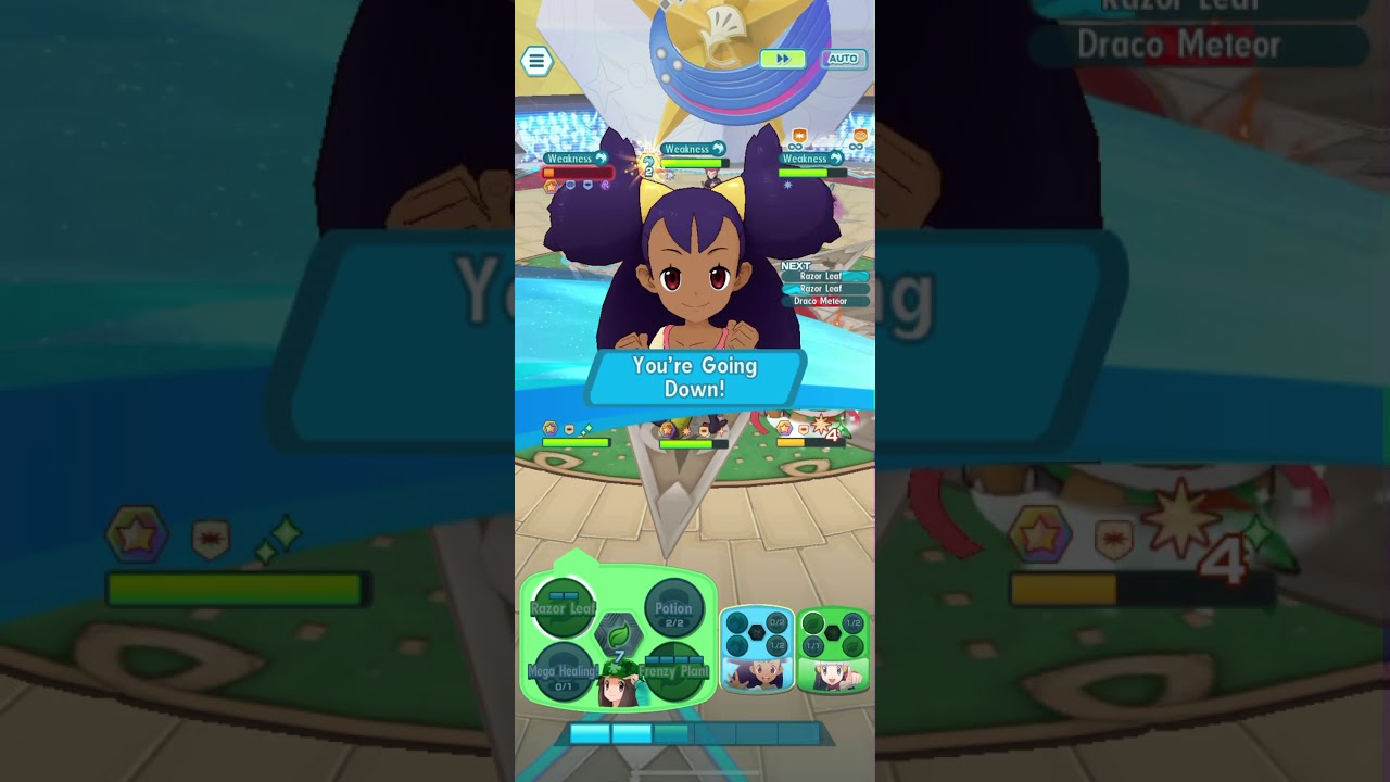 Champion Iris vs Champion Lance | Johto Champion Stadium | Master Mode | Pokémon Masters Ex