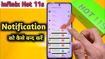 How to Hide & Unhide Notification In Infinix hot 11s Infinix hot 11s notification settings
