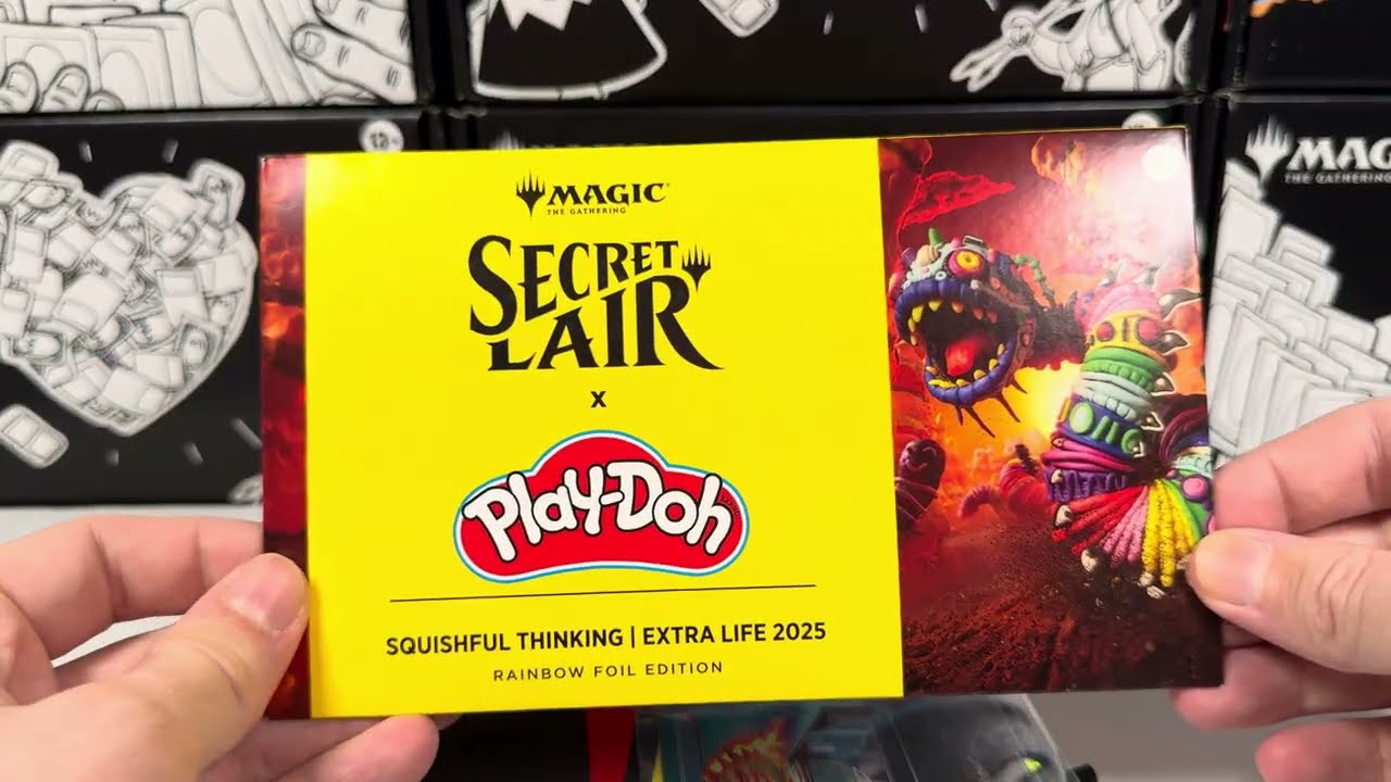 4x  Foil PlayStation Secret Lair und das PlayDoh Bundle