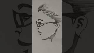 girl face drawing techniques short #shorts #drawing #art #sketch #pencildrawing #painting