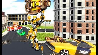 US Robot Police Car Transforming 19 - Level 4 screenshot 3
