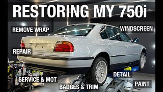 RESTORING My BMW 750i (e38) Back to its Former Glory | TheCarGuys.tv