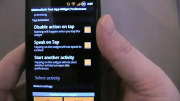 Minimalistic Text Android Widget App Review