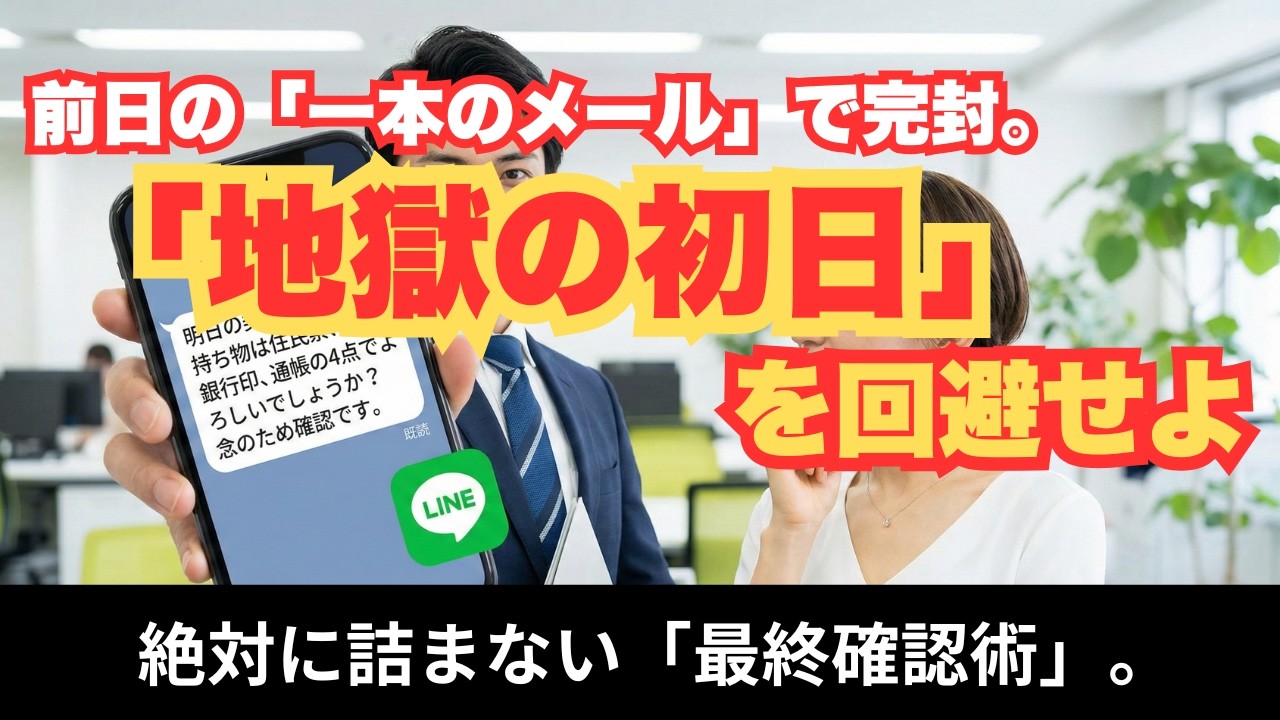 契約当日にこれを忘れたら即終了！意外と知らない「必要書類」の罠とプロの最終確認