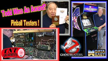 #1650 Data East THE REAL GHOSTBUSTERS & Midway T2 Arcade Video Games -Warehouse Visit-TNT Amusements