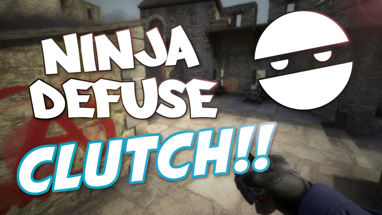 CS:GO - THE BEST  NINJA DEFUSE CLUTCH EVER!! | 1v3