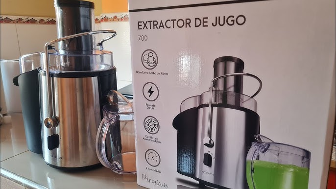 Zumo detox con chía, hecho con el extractor de zumos Versapers 4G